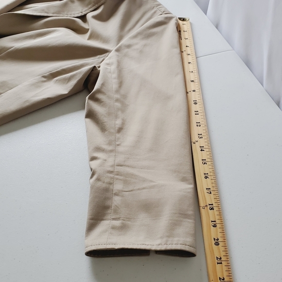 Eddie Bauer Cotton Twill Blazer Size 20 Khaki Button Front Jacket Pockets Preppy - Picture 10 of 15